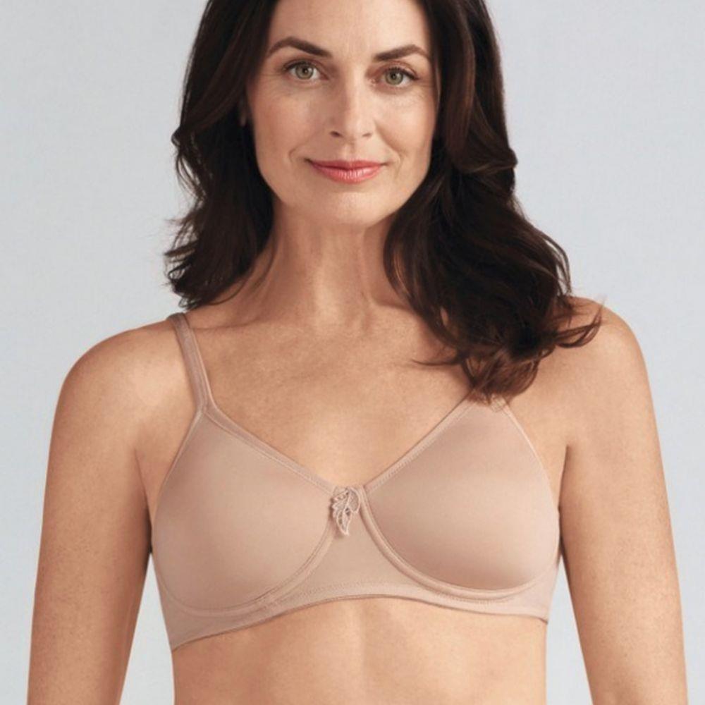Lara - Molded Cup Bra - Ivory Masectomy Bra by Amoena Wire Free – Pink  Ribbon Boutique