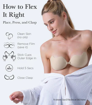NIP SKIN STRAPLESS FLEX ADHESI