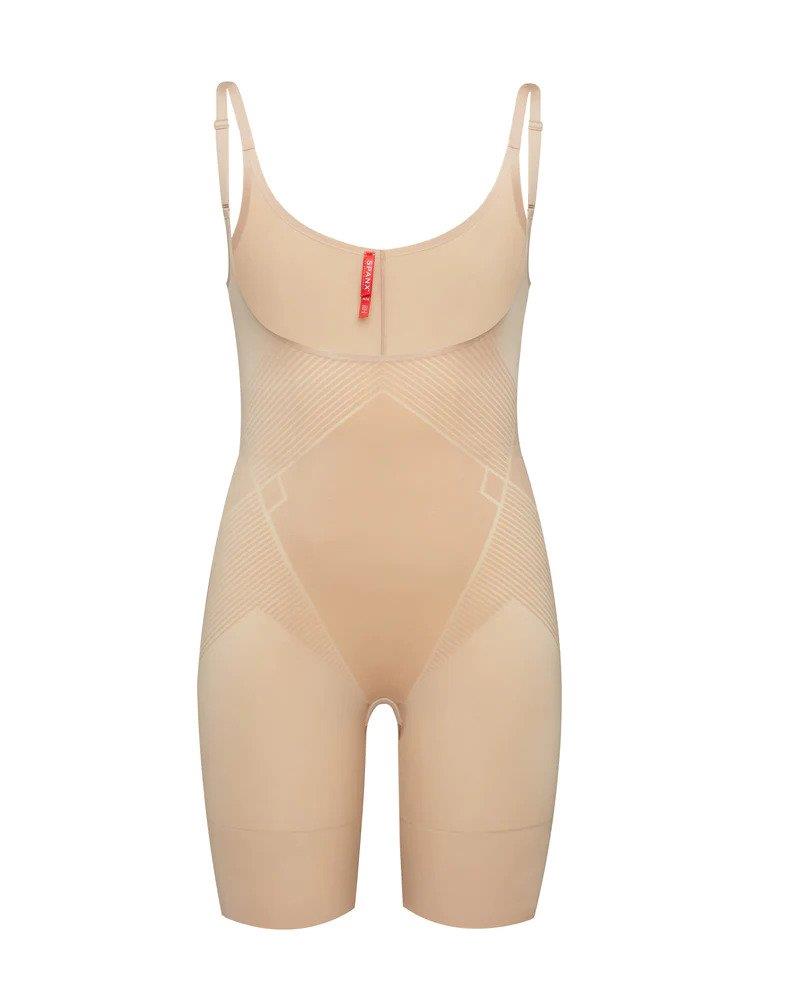 Spanx Open Bust Midthigh Bodysuit