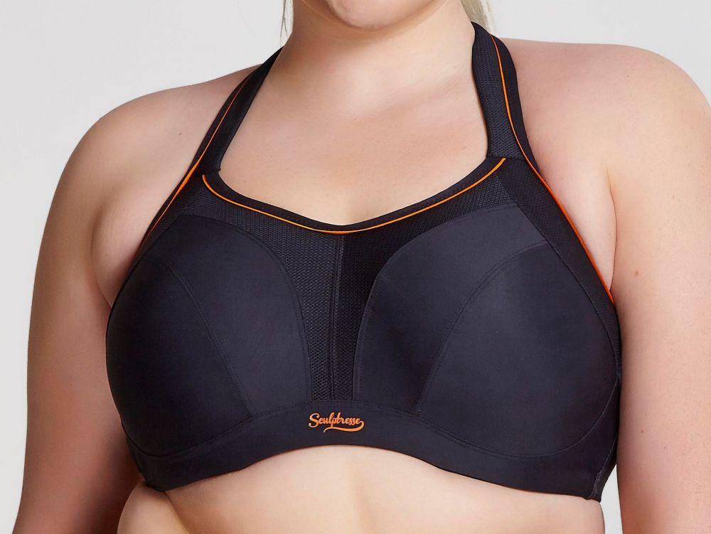 Color Wave Padded Sports Bra - Sunset Rogue