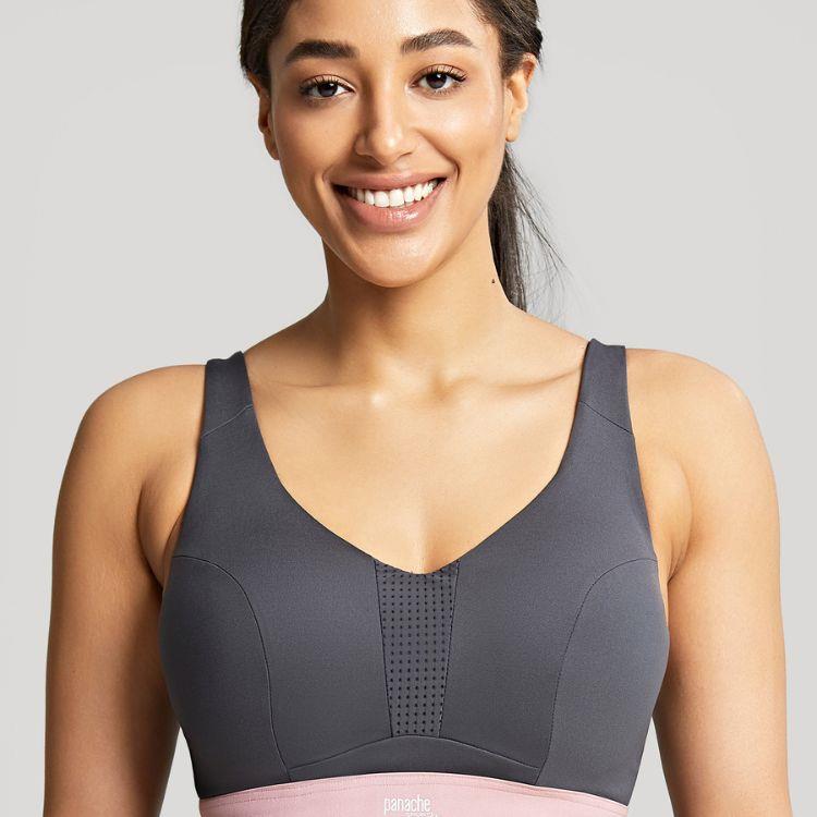 Color Wave Padded Sports Bra - Sunset Rogue
